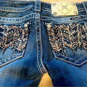 Womens Miss me buckle jeans bootcut 25x33